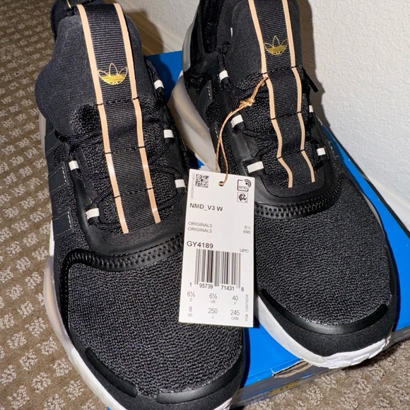 Adidas Black Sneakers NMD_V3 Womens Shoes NEW size 8 - Picture 13 of 13